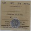 Image 1 : 1961 10¢ MS-66 Gem ICCS