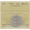 Image 1 : 1943 25¢ MS-63 ICCS