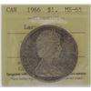 Image 1 : 1966 $1 MS-65 Gem Large Beads ICCS