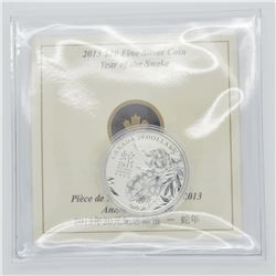 2013 Silver 20$ year of the snakes