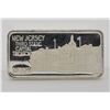 Image 2 : 1 Oz Silver Art - 1974 New Jersey Third State