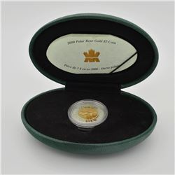 RCM Gold 2000 Polar Bear $2 Coin