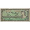 Image 1 : 1954 Canada $1 Serial: 2000100
