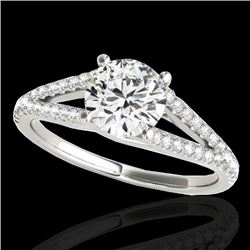 Genuine 1.25 CTW Certified G-I Genuine Diamond Solitaire Bridal Ring Gold - 35305-REF#104R3Z