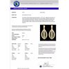Image 3 : Genuine 2.0 CTW Micro Pave Diamond Certified Designer Earrings 18K Gold - 21475-REF#128G6W
