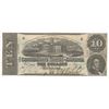 Image 1 : 1863 $10 The Confederate States of America Note