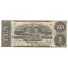 Image 1 : 1863 $10 The Confederate States of America Note