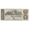 Image 1 : 1863 $5 The Confederate States of America Note