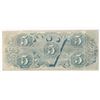 Image 2 : 1863 $5 The Confederate States of America Note