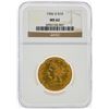 Image 1 : 1906-D $10 Liberty Head Eagle Gold Coin NGC Graded MS62