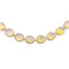 Image 2 : 14KT Yellow Gold 52.30ctw Opal and Diamond Necklace