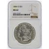 Image 1 : 1884-O $1 Morgan Silver Dollar NGC Graded MS62