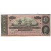 Image 1 : 1863 $20 The Confederate States of America Note