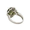 Image 3 : 18KT White Gold  6.52ct Tourmaline and Diamond Ring