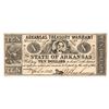 Image 1 : 1862 $10 State of Arkansas Obsolete Bank Note