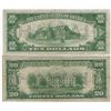 Image 2 : 1934A $10 & $20 Federal Reserve Emergency Hawaii Notes