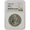 Image 1 : 1884-O $1 Morgan Silver Dollar NGC Graded MS63