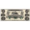 Image 1 : 1800s $2 New England Commercial Bank Obsolete Currency Note