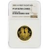 Image 1 : 2003-W $10 First Flight Gold Coin NGC Graded PF69 Ultra Cameo