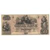 Image 1 : 1800s $50 Canal Bank of New Orleans Obsolete Bank Note
