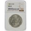 Image 1 : 1883-O $1 Morgan Silver Dollar NGC Graded MS63