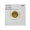 Image 1 : 1989 $5 1/10 oz. American Eagle Gold Coin