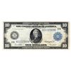 Image 1 : 1914 $10 Blue Seal Large Federal Reserve Bank Note