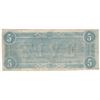 Image 2 : 1864 $5 Confederate States of America Note