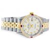 Image 2 : Mens Rolex Two Tone Ruby and Diamond Datejust Wristwatch