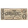 Image 1 : 1863 $5 The Confederate States of America Note