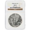 Image 1 : 1988 $1 American Silver Eagle Coin NGC Graded MS70