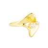 Image 1 : 14KT Yellow Gold .20ct Diamond Designer Style Ring