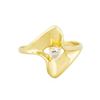 Image 2 : 14KT Yellow Gold .20ct Diamond Designer Style Ring