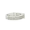 Image 1 : 14KT White Gold 0.52ctw Diamond Ring