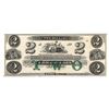 Image 1 : 1800s $2 New England Commercial Bank Obsolete Currency Note