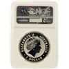 Image 2 : 2001 $1 Australia Silver Lunar Series Year of the Snake Coin NGC MS70