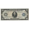 Image 1 : Large 1914 $10 Federal Reserve Note