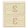 Image 2 : July 1, 1864 2 & 3 Cents Uncut Fractional Notes