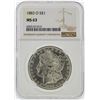 Image 1 : 1883-O $1 Morgan Silver Dollar NGC Graded MS63