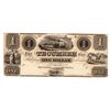 Image 1 : 1800s $1 The Tecumseh Bank Obsolete Bank Note