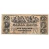 Image 1 : 1800s $10 Canal Bank of New Orleans Obsolete Bank Note