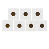 Image 2 : Key Date Lincoln Cent Coin Set- 1909-S 1910-S 1911-S 1912-S 1913-S 1914-D 1914-S