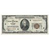 Image 1 : 1929 $20 National Currency Note Bank of Chicago, IL