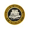 Image 1 : Main Street Station Las Vegas $10 Casino Gaming Token .999 Silver Limited Editio