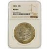 Image 1 : 1896 $1 Morgan Silver Dollar NGC Graded MS64