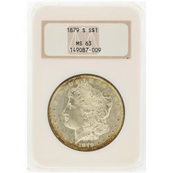 1879-S $1 Morgan Silver Dollar NGC Graded MS63