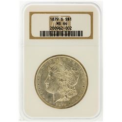 1879-S $1 Morgan Silver Dollar NGC Graded MS64