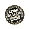 Image 2 : Harrahs Casino Hotel $7 Casino Gaming Token .999 Silver Limited Edition
