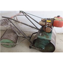 lawn roller powered by gas engine