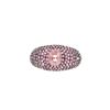 Image 2 : 3.68 TCW PINK SAPPHIRE & DIAMOND RING 18K GOLD & SILVER